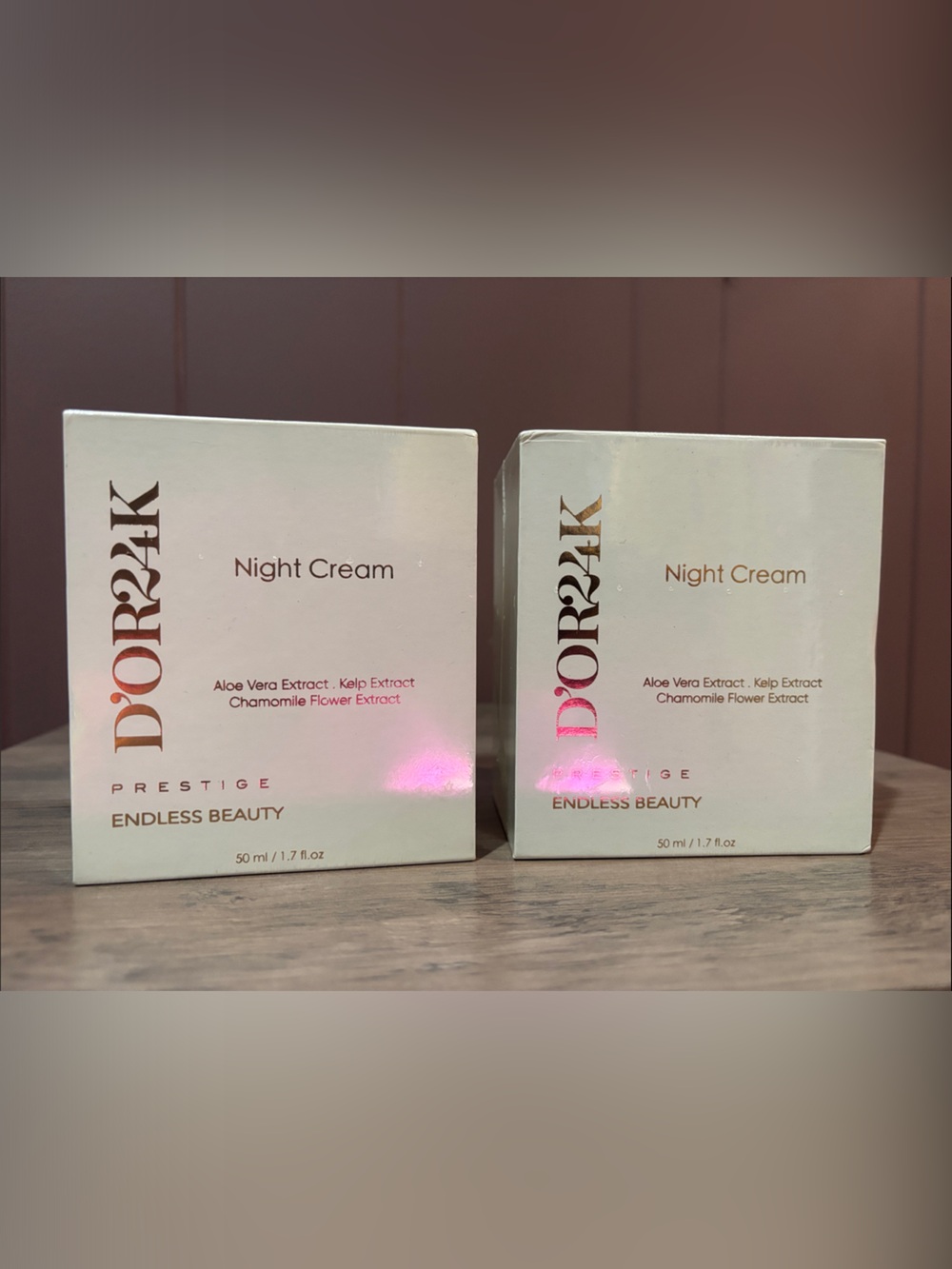 D’or24k Prestige Night Cream — set of two